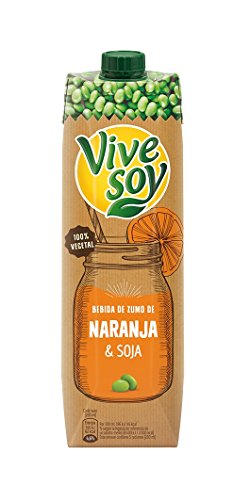 Vivesoy Bebida de Soja y Zumo de Naranja - 1 l