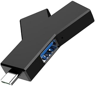 USB 3.0 HUB Adapter USB 3.0 2.0 Type-C Extender 3 Ports USB Hub Speed Data Transfer USB Splitter Docking Station USB 3.0 Hub 1 To 3 USB3.0 2.0 TypeC Adapter Plug Computer USB HUB Extender Three 3