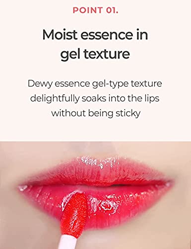 glossy korean lips