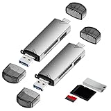 Plug-And-Play : Aucune installation de pilote ou de logiciel n'est nécessaire. Il suffit de brancher le adaptateur micro sd sur votre appareil de type c/USB-a/micro-USB pour pouvoir l'utiliser immédiatement. La conception plug-and-play du lecteurs de carte mémoire externes simplifie considérablement son utilisation et le rend très facile à utiliser, même pour les novices en matière de technologie.