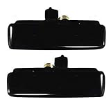 Driver and Passenger Front Outside Outer Door Handles Replacement for Chevrolet GMC Van 15719665 15719666
