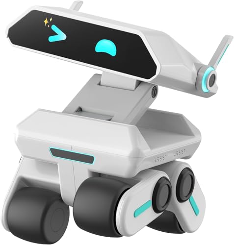 MASDROW Smart AI Robot Powered by ChatGPT, Multimodal Home Companion for Kids & Adults, Voice-Activated Personal Tutor with 5MP Camera, 4-Mic Array, No Subscription Fees, Ideal Educational Gift Yonbo