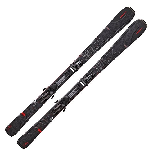  Elan illure + ELW 9.0 Allmountain da sci da donna, nero/rosso