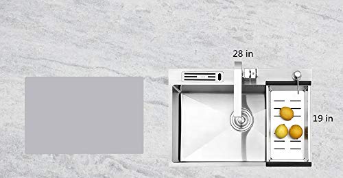 Ephome 2Pack Extra Large Multipurpose Silicone Nonstick Pastry Mat, Heat Resistant Nonskid Counter Mat, Table Mat, 23.6''X15.75'' (Gray) #TOP1