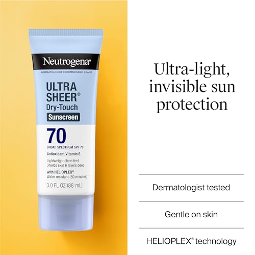 image for Neutrogena Ultra Sheer Dry-Touch Sunscreen For Face & Body, SPF 70 Bro