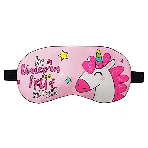 Image of Jenna Beauty Sleep Eye Mask for Women - Soft, Comfortable & Light Blocking inch (Silkk-Hors Pink)