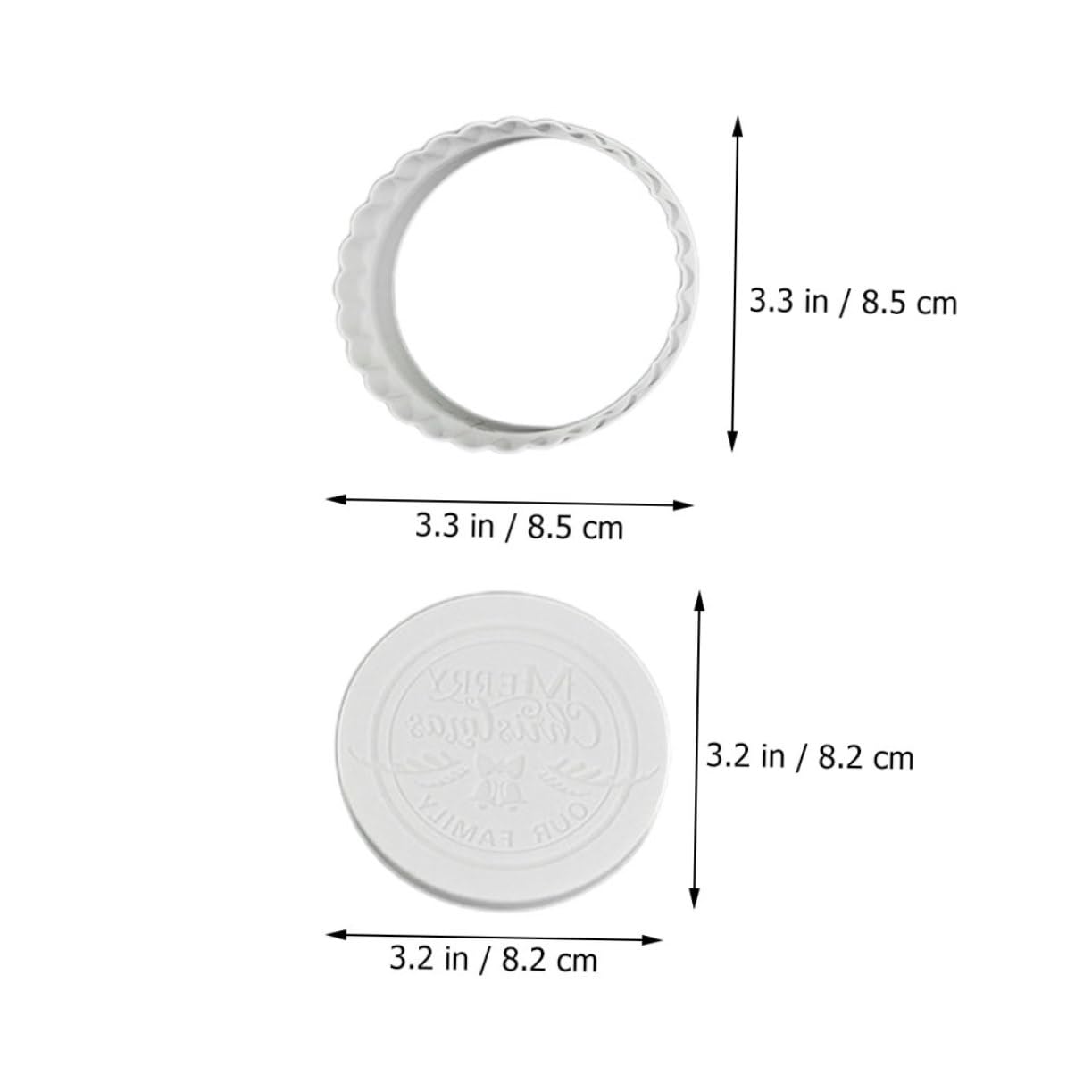 Cabilock 1 Set Christmas Cookie Mold DIY Baking Tools for Fun Holiday Cookies Easy to Use Stamp for Unique Shapes for Desserts and Celebrations