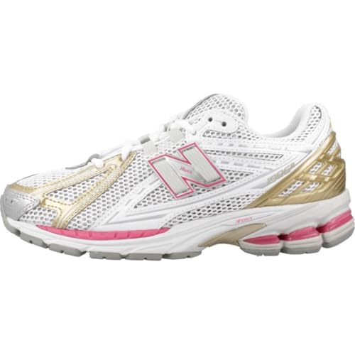 Image of New Balance 1906R Women's Shoes, Silver Metallic /Dragon Berry /White, Size 6
