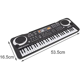 WKLIANGYUANPING Clavier de Piano 61 Touches Musique numérique Carte de Clavier électronique Organ de Piano électrique - Les Beatles, Paul McCartney, John Lennon, RIngo Starr, George Harrison WKLIANGYUANPING Clavier de Piano 61 Touches Musique numérique Carte de Clavier électronique Organ de Piano électrique – Image 2