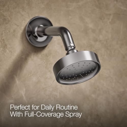 KOHLER TS14422-3G-TT Purist Rite-Temp Shower Trim Kit con manija cruzada 1.75 Gpm, Titanio vibrante miniatura 7