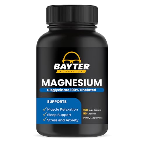 Bayter Nutrition Magnesium Bisglycinate Extra Strength Supplement...