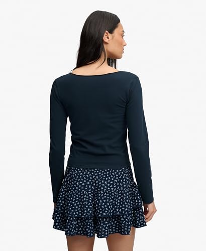 Blouses Superdry Haut à manches longues essentiel athlétique rassemblé US 6 - vue 6