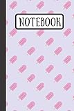 Notebook: Pink & Purple Ice Cream Journal Ideal Dor Summer Months
