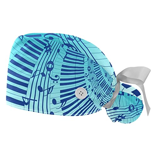 Chapeaux de travail ajustables JDEZ avec bandeau anti-transpiration pour homme et femme, lot de 2