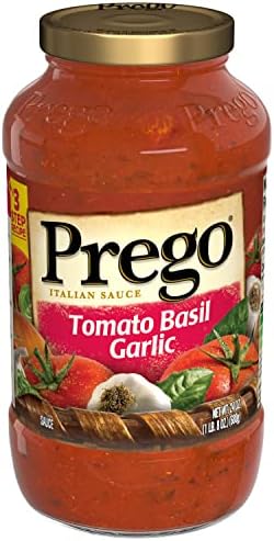 Prego Pasta Sauce, Tomato Basil Garlic, 24 oz
