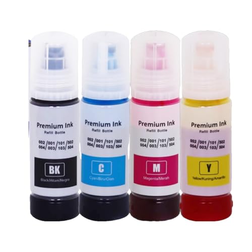 Encre 004 Jaune 70ml pour Imprimante L3269 L3258 L3218 L5198