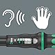 Wera 05075611001 Click-Torque B 2 Drehmomentschlüssel mit Umschaltknarre 3/8, 20-100 Nm