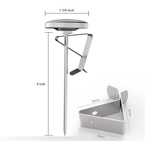Efengcook 1 3/8 Inch Dial Milk Coffee Food Thermometer With Clip,Best Instant Read Thermometer For The Coffee Drinks,Chocolate Milk Foam,Meat Cooking #TOP4