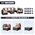 VONZOY Patio Furniture Set, 7-Piece Outdoor Sectional with Waterproof Cover, All-Weather Wicker Patio Conversation Sets for Backyard (Brown with Beige Cushion)