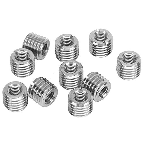 10 Peças de Inserções de Rosca Macho Fêmea Fixador de Aço Inoxidável para Aviação, Automóveis, Turbi