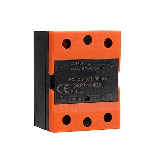 Relais de module à semi-conducteurs SSR 40A monophasé commande AC-AC GSR1-1 - 2