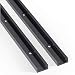 T-Track 48 Inch By Clear Style, Double-Cut Jig For Woodworking Profile Universal T-Tracks with Predrilled Mounting Holes(2-Pack)