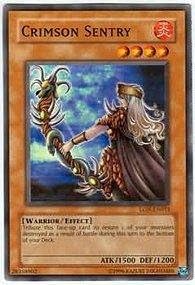 Yu-Gi-Oh! - Crimson Sentry (LON-033) - Laberinto de Pesadilla - Edición ilimitada - Común