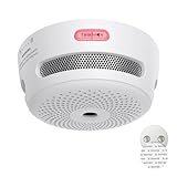 X-Sense Standalone Mini Smoke Alarm for Home, 10-Year Battery Fire Alarm with Magnetic Mount, LED Indicator & Silence Button, Conforms to EN 14604 Standard, XS01 (No Wi-Fi, Magnetic Holder) - Image 1