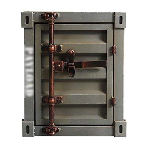 Dépôt étanche ignifuge en fer gris CLSDRZC armoire rétro murale 40x38x48 cm