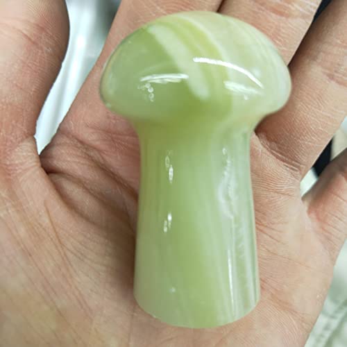 FFIME Specimen Healed 1pcs Natural Afghanistan Jade Mushroom Quartz Crystal Fengshui Aesthetic Room Decor Reiki Gift As a Gift