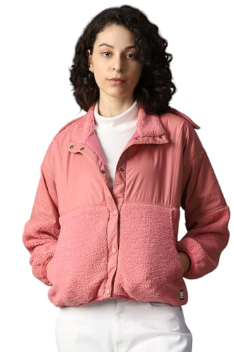 Image of High Star Women Printed Polyster Oversized Fit Hood Long Sleeve Sweatshirts