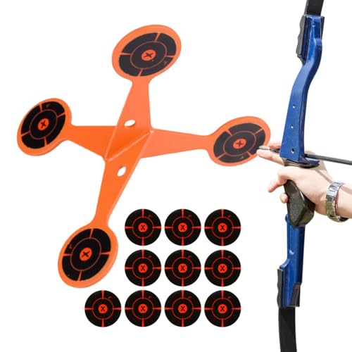 Juguete de – Entrenador de alto calibre con rápido reinicio – Juego de adiestrador giratorio – Para playa, patio, jardín, césped, principiantes, profesionales apasionados