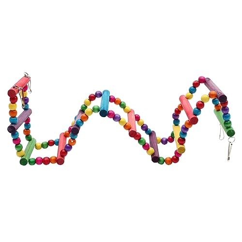 HANABASS Bird Ladder for Parrots Parrot Cage Hanging Ladder Toy Grinding Claw for