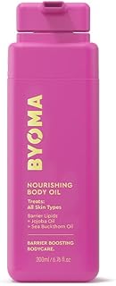 BYOMA Nourishing Body Oil - For All Skin Types - Lightweight, Fast-Absorbing Body Oil with Jojoba & Seabuckthorn - Hydrates, Brightens & Restores Skin Barrier - 6.76 fl oz