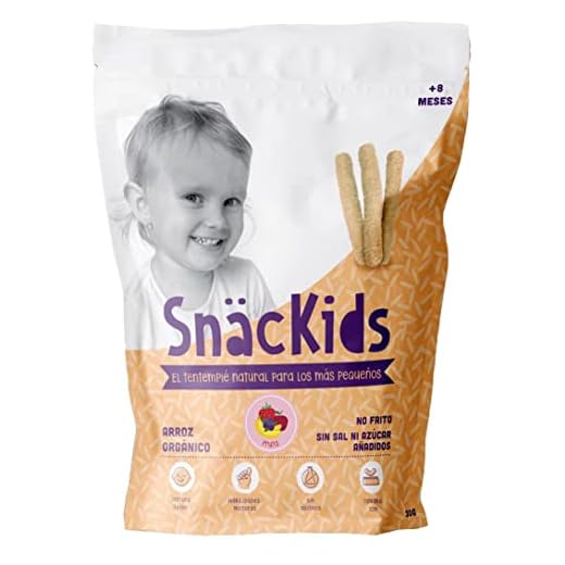 Snack ecológico para bebé + 8 meses Palitos Arróz y Frutas