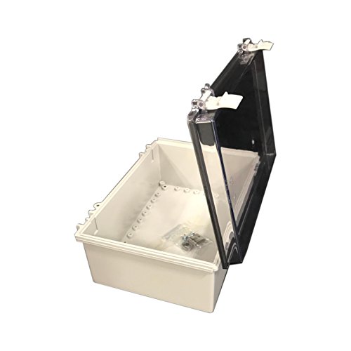 Bud Industries Nbf-32422 Plastic Outdoor Nema Economy Box 13" L X 9" W X 5" D, Gray #TOP2