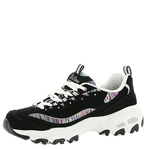 Skechers Skechers Women's Dlites Interlude, Black/Multi, 9.5