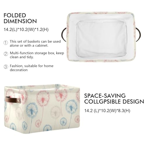 Panier de rangement impermeable pliable KLL lot de 2