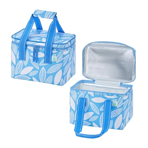 VENO 2 Pack Insulated Lunch Bags, 12 Can, Water-Resistant, Spring Breeze