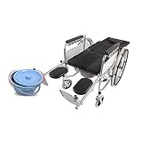 Rollstuhl Faltrollstuhl Leichter Rollstuhl mit Selbstantrieb-Pushing das Auto, (Color : Oxford cloth)