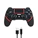 Produktbild Wireless Controller for PS4, Gamepad for Playstation 4/Pro/Slim/PC(WIN7/8/10) with Mini LED Indicator, Motion Motors and Audio Function USB Cable and Anti-lip, rot