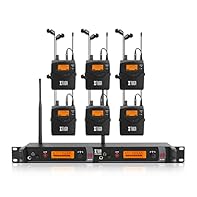 WHOLE METAL UHF WIRELESS IN EAR MONITOR SYSTEM-UHF band Phase lock PLL,Among the band of 32MHz,the preset 40 frequencies can be arbitrary switching. USED IN STAGE PERFORMANCE AND SOUND BROADCASE-Built-in Limiter circuitry eliminating distortion under...