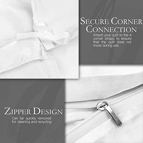 Kinglinen 3 Piece Satin Duvet Cover Set Bedding Set S Luxury Rich Silk Super Soft With Zipper Closure Bedding Set Queen Size 90"X 90", Aqua Blue Color Silk Satin Duvet Cover Queen Size #TOP4