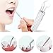 Dental Pick Portable Stainless Steel Tooth Pick Set Reusable Tooth Stains Remover Dental Tool Teeth Cleaning Tools with Holder for Outdoor Picnic, Camping, Travel (7PCS/Set)