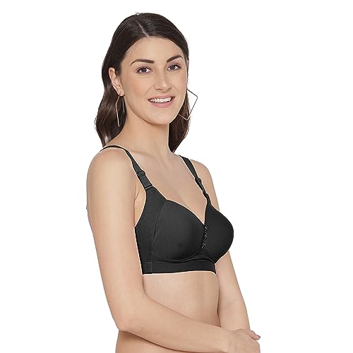 Image of Tweens Lite Wite - Minimiser Medium Padded Cotton Lycra Bra (Plus Size) - Triple Hook - Full Coverage - Wirefree - Seamless T-Shirt Bra