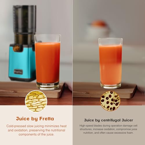 Image of Fretta Juicer Machine, 5.3'' Wide Feed Chute Juicer Machines