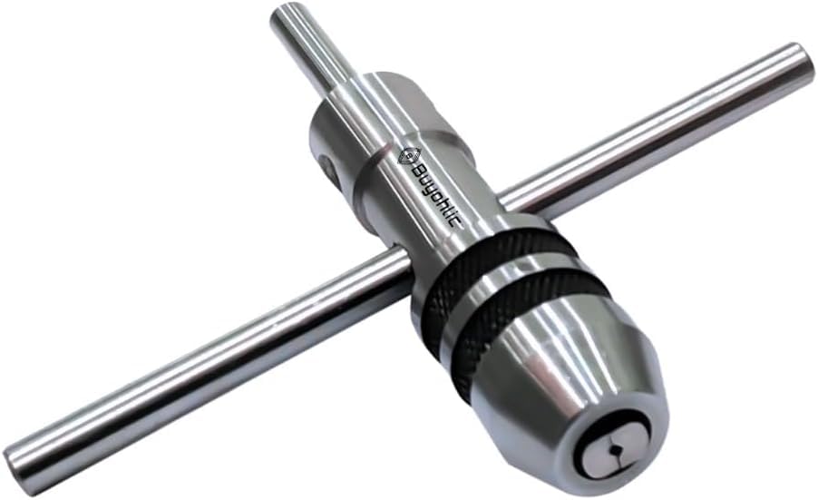 Buyohlic Spindle Pilot Tap Wrench Tap, Thread, Drill Press, Lathe Tool (Small (3/32" -1/4")