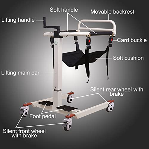 Patient Lift For Home Patient Lift Wheelchair Portable Car Lift Handicap Car Assist Wheel Lift Chair Shower Wheelchair For Elderly And Disabled Bedside Commode Transport Wheelchair #TOP7