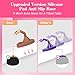 Practice Fingers Hand Acrylic Nails: 3PCS Fake Fingers to Practice Fake Nails - Manicure Acrylic Nail Hands Training Set with Base and 100PCS Brown Nail Tips for Nail Supplies