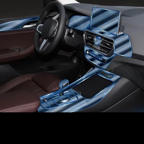 Protecteur GPS voiture BMW X3 X4 iX3 avec film anti-rayures HD clear pour console centrale